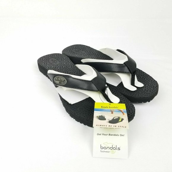 Bandals footwear black flip flops New in box - Picture 5 of 13